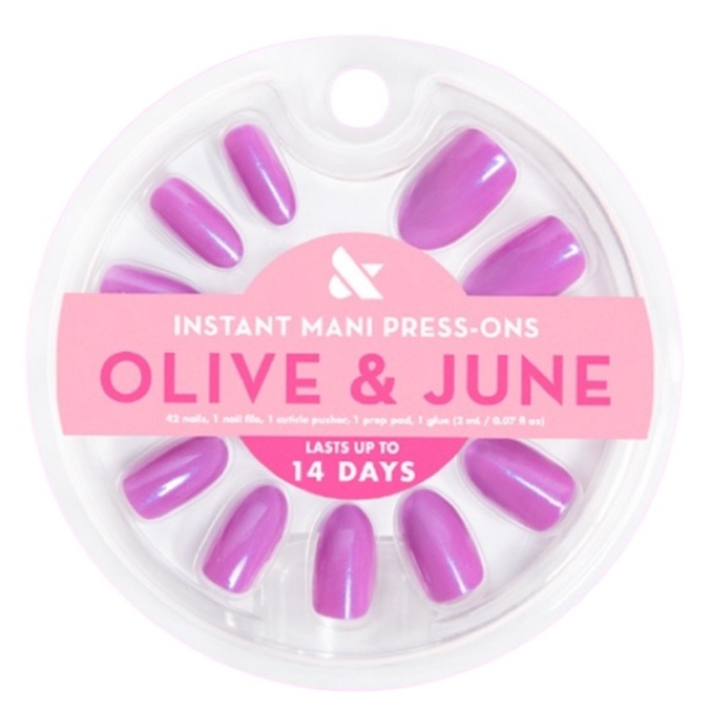 Olive & June Instant Mani Press-Ons Petal Shimmer